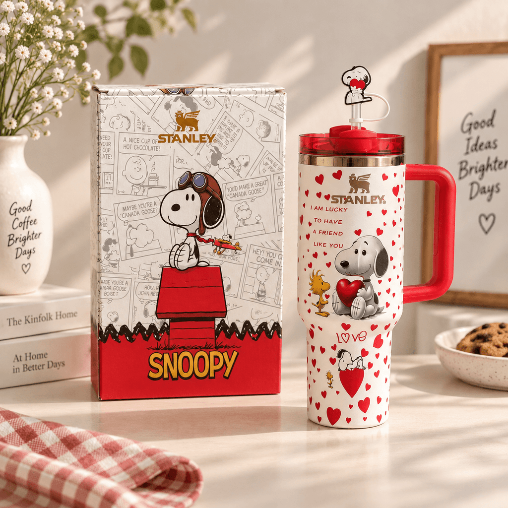 Snoopy Love Letter Tumbler Gift Set