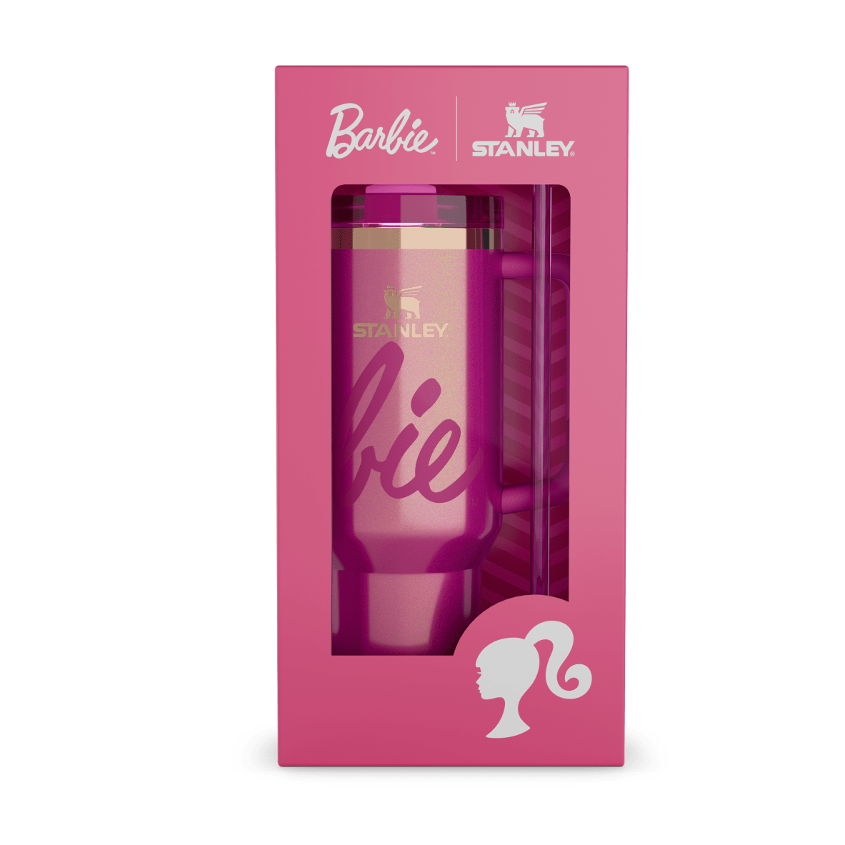 Stanley x Barbie Icon Pink Metallic Tumbler 40oz