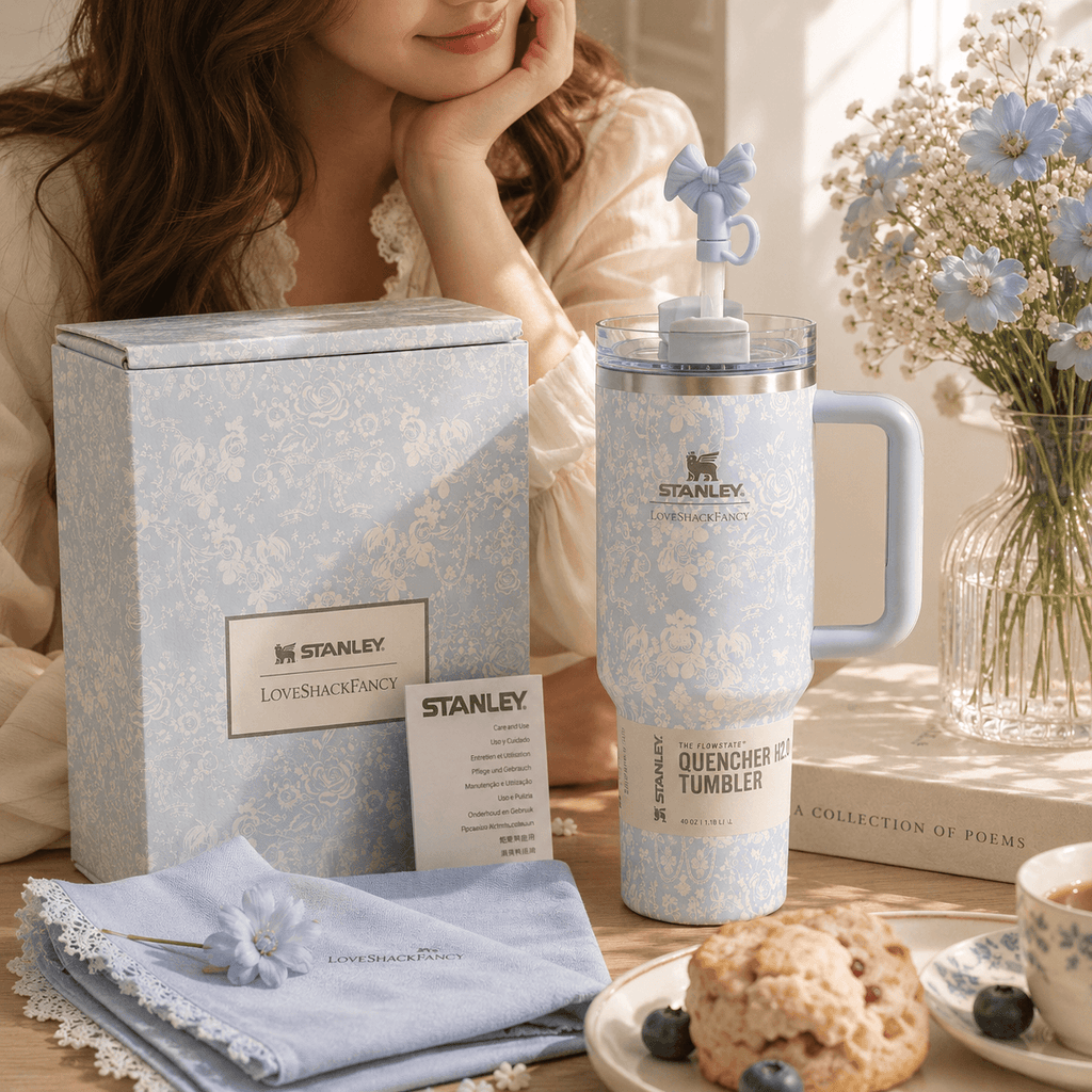 Stanley LoveShackFancy 40oz Floral Insulated Tumbler