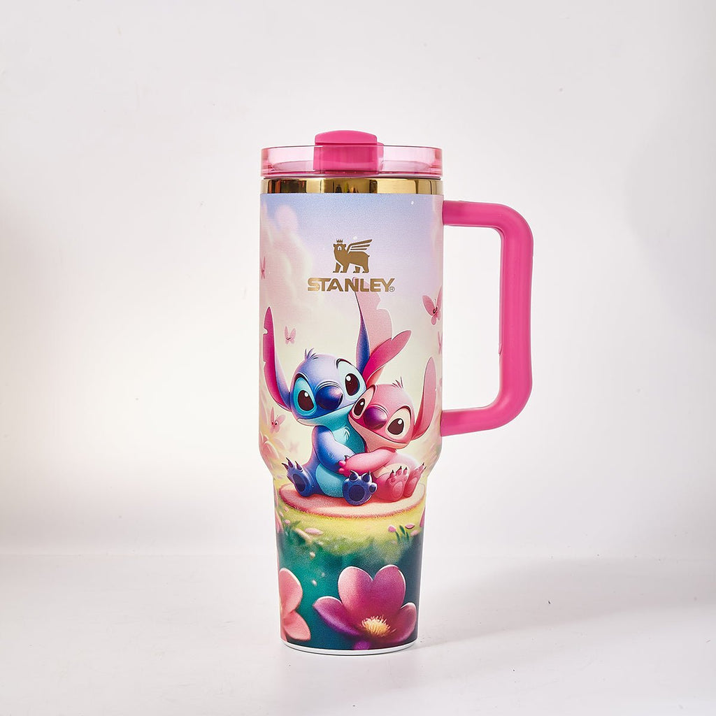 Stanley x Stitch & Angel Love Garden Tumbler